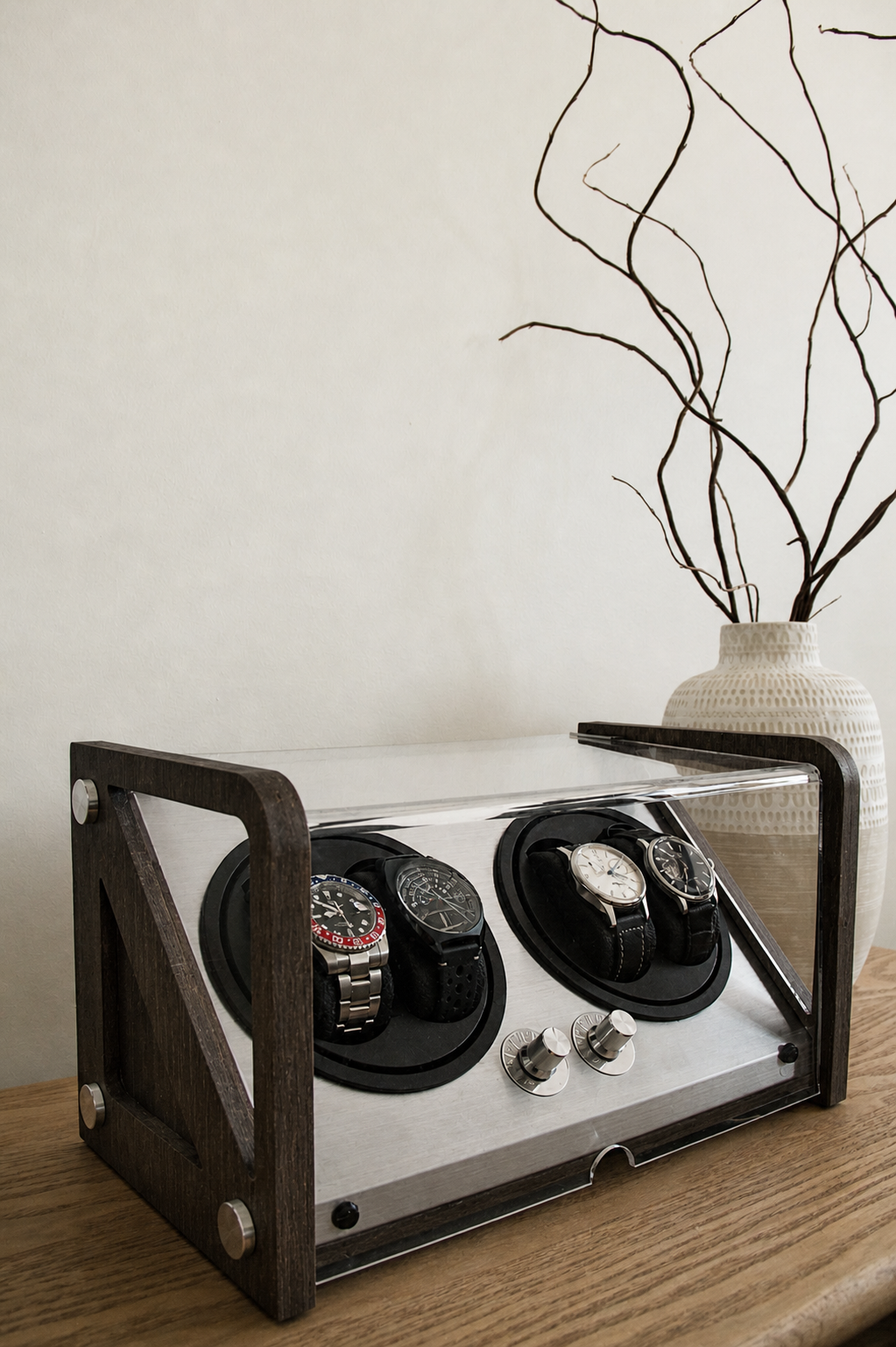 Quad Watch Winder - Automatic Winder - Charcoal