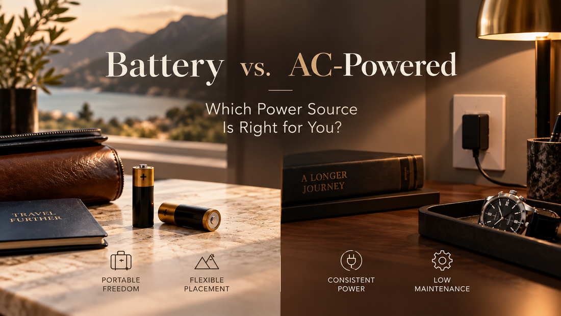 Battery vs. AC-Powered Watch Winders: Which Power Source Is Right for You?