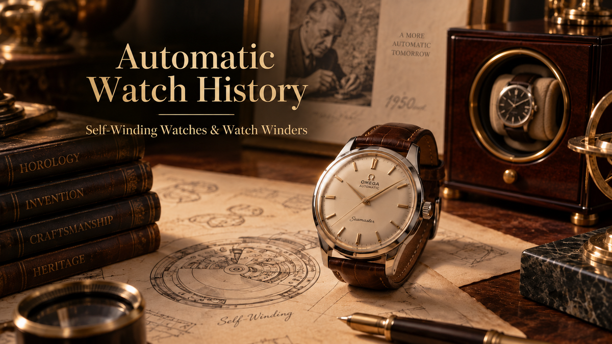 Who Invented the Automatic Watch? A History of Self-Winding Watches and the Watch Winder