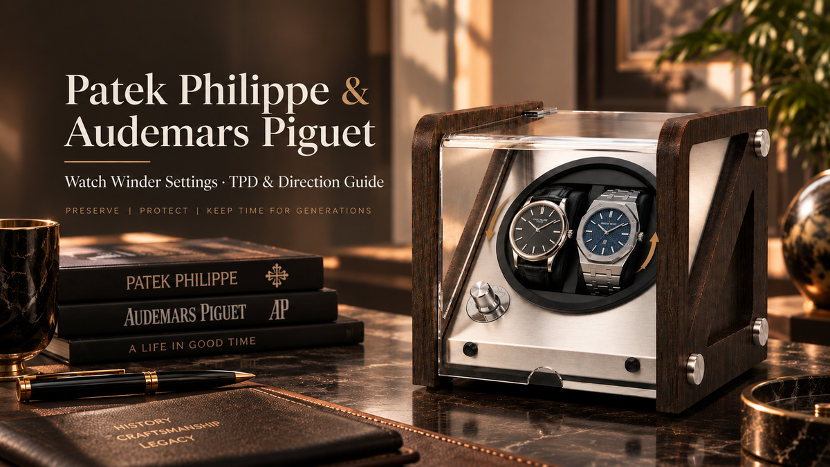 Watch Winder Settings for Patek Philippe & Audemars Piguet: TPD & Direction Guide