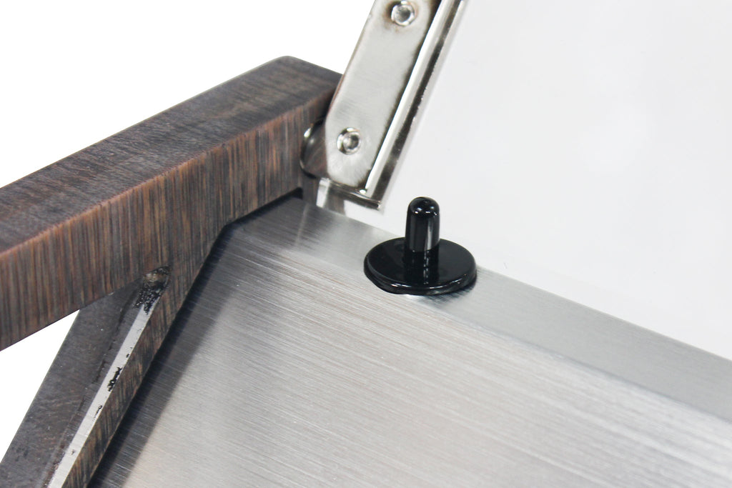 Close-up of charcoal double winder's quiet Japanese motor