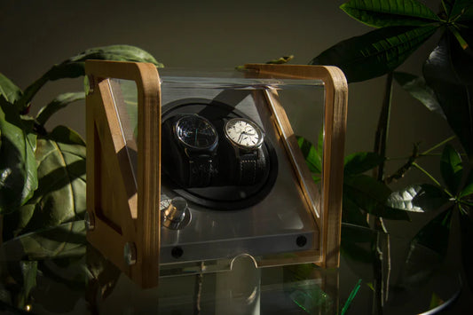 Double Watch Winder - Automatic Winder - Bamboo